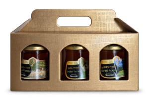 Medeni trojček v embalaži 250g